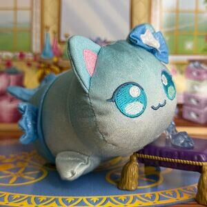Aphmau MeeMeow | Blue Sparkle Mermaid Cat Plush